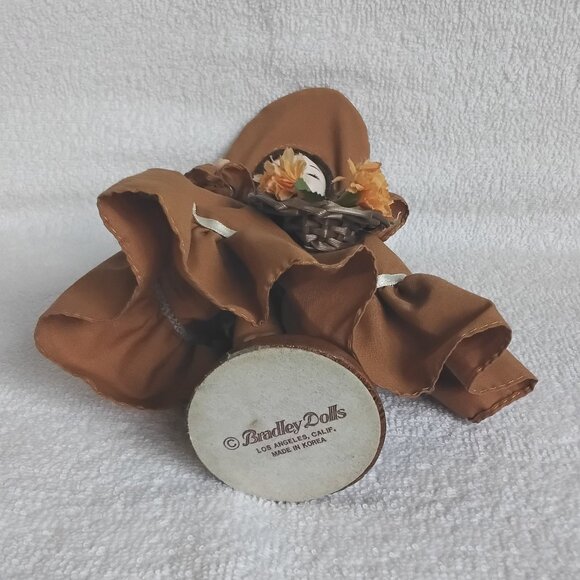 8 3/8" Bradley Doll on Wooden Base with Wire Frame Body!! - Picture 3 of 3